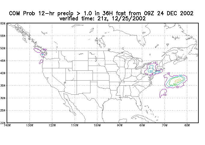 Prob qpf greater than 1.0 21z