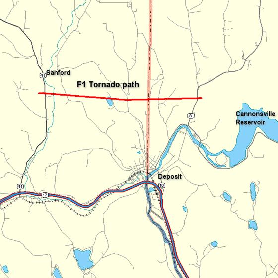 tornado path