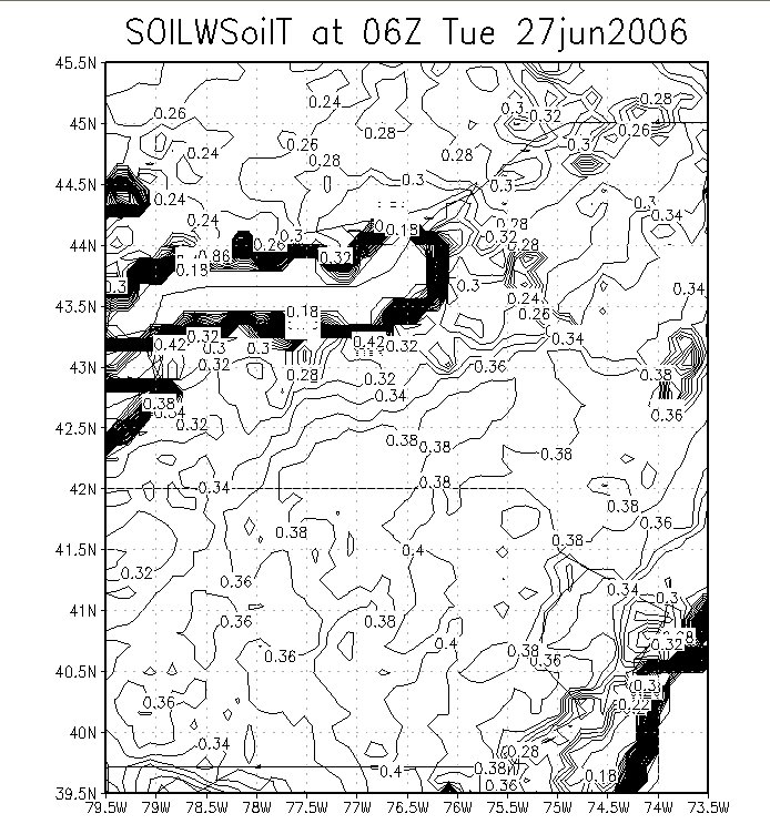 0-10 cm soil moisture 06z June 27, 2006