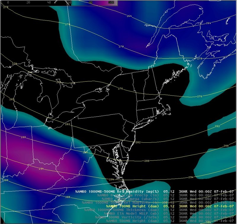 700 mb chart.